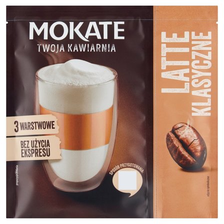 Kawa rozpuszczalna Latte Mokate Twoja Kawiarnia Klasyczne 22g Mokate