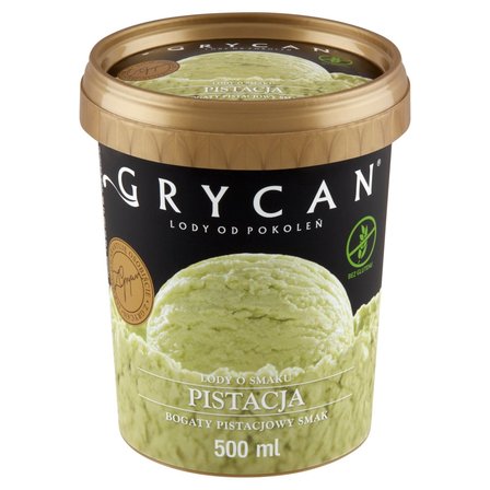 Lody o smaku pistacja 500 ml Grycan
