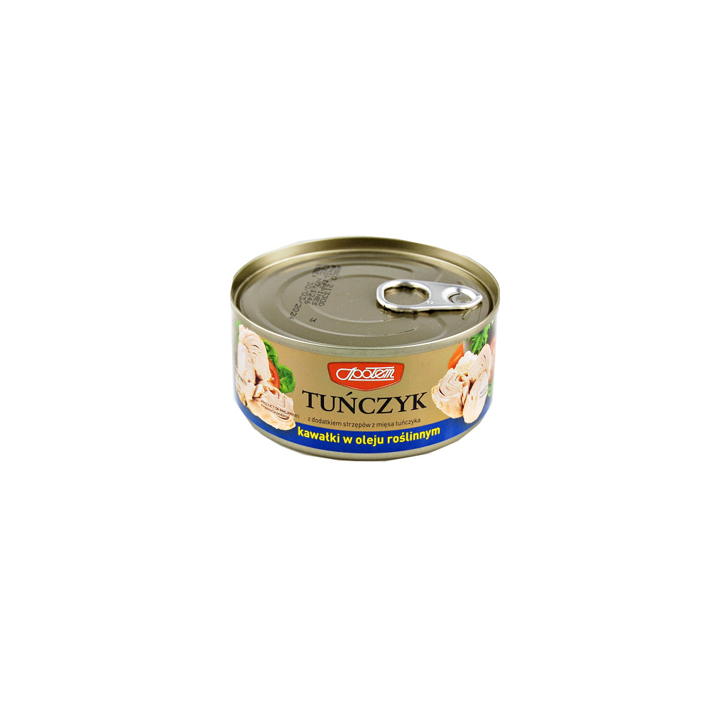 Tuńczyk kawałki w oleju roślinnym 170g MW Społem