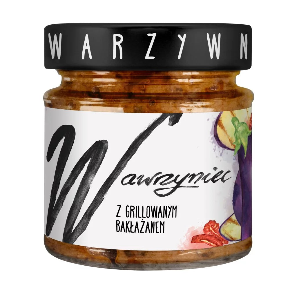 Pasta warzywna Wawrzyniec z grillowanym bakłażanem 180g Kruszwica